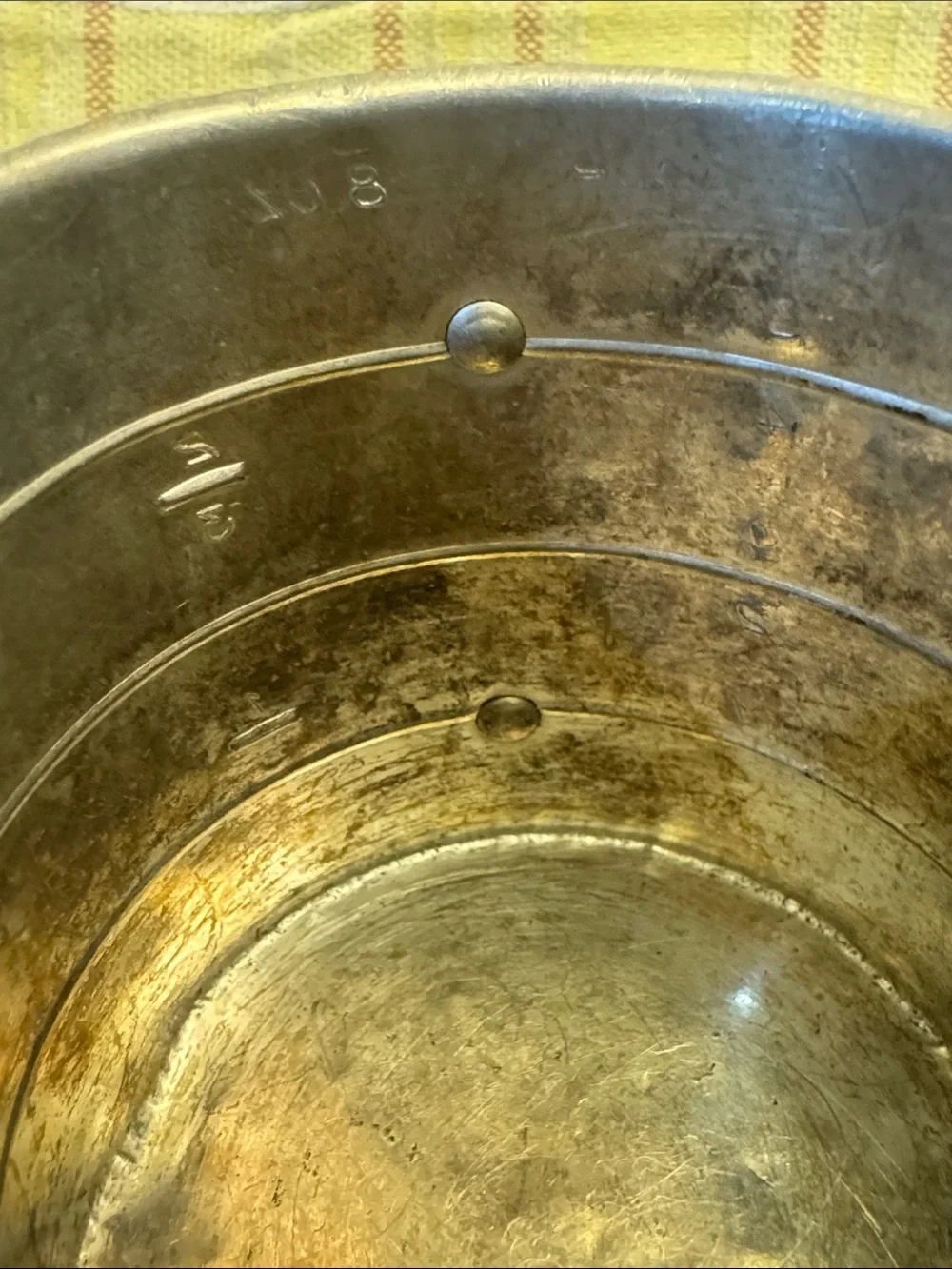 Vintage Metal Measuring Cups